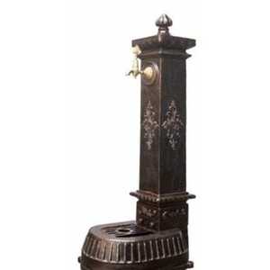 Fuente de Metal de Diseño Moderno con Grifo, Adorno de Jardín Pintado, Cascada para Patio, para Mascotas, Temporada de Otoño - Product Image 3