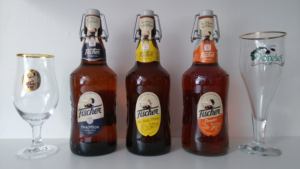 Vintage Fischer Biere D Alsacia Cerveza/Fischer DRINK-Fischergeist 56% Alk.Vol. 3X0,5 litros - Product Image 5