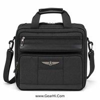 Étui rembourré haut de gamme pour tableau de bord de pilote, sac souple robuste et étanche, organisateur de cockpit unisexe pour l'extérieur, porte-documents pour équipage de vol