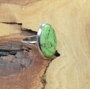 <b>Turquoise</b> 925 Sterling Silver Oval Gemstone Elegant Jewelry <b>Ring</b> December Month Birthstone Blue <b>Turquoise</b> <b>Ring</b> Gift for Her - Product Image 3