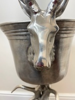 Seau à vin en aluminium, prix d'usine, sur pied, vente chaude, seau à glace en forme de renne, refroidisseur à vin, porte-champagne