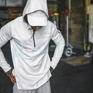 Sweat à capuche décontracté pour homme, vêtement de sport chaud, à la mode, couleur personnalisée, collection automne et hiver - Product Image 4