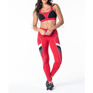 Ensemble de yoga taille haute leggings soutien-gorge de sport grande taille extensible vêtements de fitness ensemble de yoga pour femmes - Product Image 1