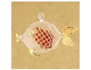 เครื่องประดับคริสต์มาสปลาเครื่องประดับต้นไม้แก้วแฮนด์เมดอียิปต์เครื่องประดับคริสต์มาสที่ไม่ซ้ำกันร้อนขายหรูหราหัตถกรรมอียิปต์ออกแบบที่ไม่ซ้ำกัน - Product Image 5