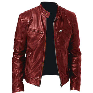 Chaquetas largas de cuero de lujo para hombre, piel de cordero, opciones de imitación, chaqueta disponible para hombre - Product Image 5