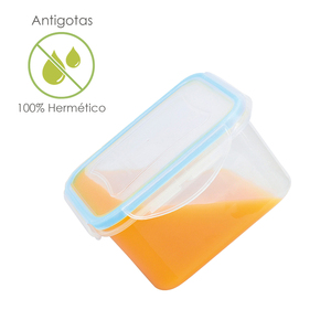 Contenitore Ermetico Quadrato in Plastica da 170 ml 8,5x8,5x5 (H) cm. - Product Image 2