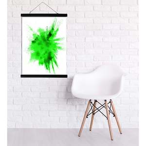 Detachable 50 cm Pair of Magnetic <b>Poster</b> Strips Black Plastic Functional Design - Product Image 2