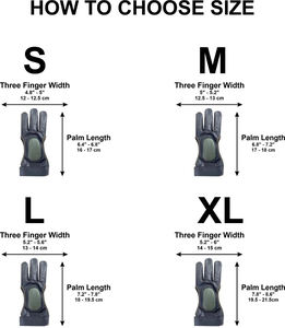 ถุงมือยิงธนูถุงมือสามนิ้วสำหรับผู้เริ่มต้น, ถุงมือยิงธนูสำหรับผู้ชายผู้หญิงวัยรุ่นและผู้ใหญ่ - Product Image 3