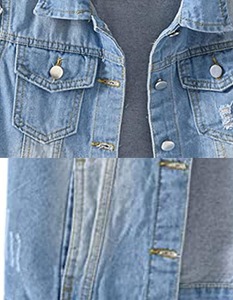 Chaleco vaquero de verano informal a la moda de nuevo diseño, chaleco Vaquero de algodón de gran tamaño transpirable y cómodo con chaleco vaquero multibolsillo para hombre - Product Image 4