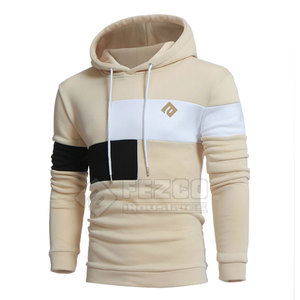 Nouveauté 2025 – Vente en gros usine – Sweat-shirts brodés personnalisés pour hommes – 100 % coton – Col à capuche – Design à poches contrastantes – Respirant - Product Image 1