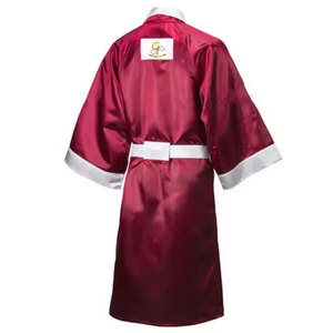 2025 mejor venta Kickboxing Fight Boxing Robe con capucha personalizar tamaño manga larga artes marciales ropa de boxeo - Product Image 6