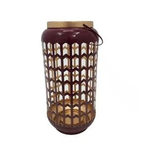 Mini farol cuadrado de Metal para decoración del hogar, farolillos colgantes de Metal y aluminio duraderos de Navidad, tendencia superior - Product Image 4