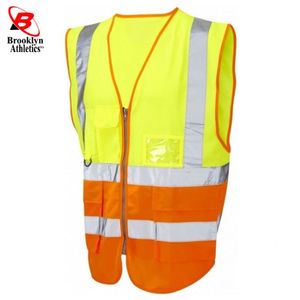 Gilet de sécurité haute visibilité Campany Crossing Roadside Workers Gilet de sécurité haute visibilité Maille réfléchissante - Product Image 2