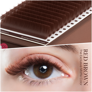 CharmLash extensiones de pestañas marrones chocolate bandejas de extensión de pestañas marrones bandeja de embalaje personalizada única de larga duración densa - Product Image 2