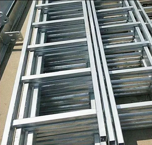 Échelle pliante robuste en acier galvanisé pour camion, capacité de charge de 250 kg, 6 marches, design moderne, usage industriel, XinXing CE - Product Image 1