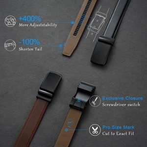 เข็มขัดหนังแท้สำหรับผู้ชายและผู้หญิงเข็มขัดแฟชั่นแบรนด์ดัง - Product Image 2