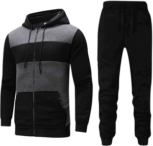 Survêtements à capuche de haute qualité respirant personnalisé mode hommes 100% coton vêtements de sport d'entraînement athlétique course Yoga costume salle de sport - Product Image 6