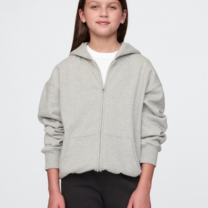 Sudadera con Capucha para Niñas, Forrada de Felpa, Cálida, Cómoda, Suave, Informal, Ropa de Invierno, Elegante y Moderna - Product Image 3