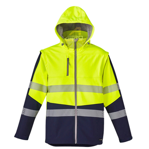 Veste de sécurité d'hiver pour hommes, classe 2 ANSI, imperméable, réfléchissante, anti-perforation, avec logo personnalisé, couleur orange, en nylon AERO FASTER - Product Image 1