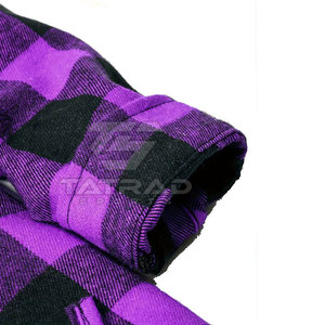 Chemise habillée pour homme 100% coton Automne Respirant Prix bas Vente en gros Impression de logo personnalisée Manches longues Chemise en flanelle - Product Image 6