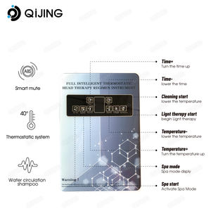 เตียงสปาผมไฟฟ้าหรูหราทันสมัย ปรับเอนนอนได้ พร้อมอ่างแช่เท้า สำหรับร้านทำผม - Product Image 6