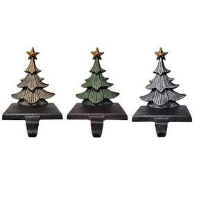 Arbre porte-bas de Noël arbre de Noël en fonte décoratif cheminée porte-bas porte-bas de Noël - Product Image 5