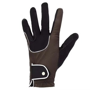Guantes de Equitación Personalizados al por Mayor, con Texto Personalizado, Correa, Malla Brillante, Cuero PU, Guantes Ecuestres de Pakistán. - Product Image 2