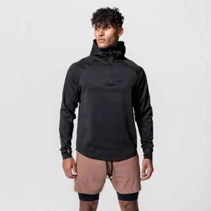 Sudadera Deportiva de Invierno para Hombre OEM/ODM, Sudadera con Cierre de Cremallera de Alta Calidad, Personalizada, para Gimnasio, Ejercicio, Trotar, Viajar, Cómoda - Product Image 1