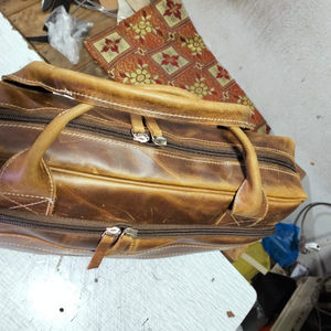 Customized Logo Waterproof Genuine Leather Business <b>Laptop</b> Bag <b>for</b> Men/Women Office Use with File <b>Cover</b> - Product Image 2