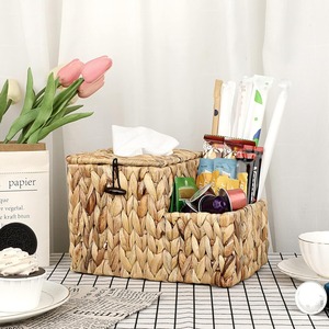 Caja de pañuelos con compartimento de almacenamiento integrado, ecológica, natural, para el hogar y decoración del hogar, venta al por mayor desde Vietnam - Product Image 2