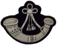 Écussons brodés à coudre sur tissu pour blazer GRENADIER GUARDS (QUEEN'S CROWN) - Fabrication professionnelle de haute qualité