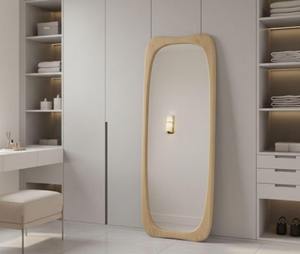 Miroir mural de style Art déco en verre fait main moderne pour la chambre à coucher et le salon Décoration de la maison - Product Image 2