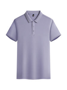 Camiseta Casual de Talla Grande para Hombre, Diseño de Solapa de Negocios, Camisetas para Hombre, Ropa Masculina, Camiseta Polo de Golf con Lavado Ácido - Product Image 2