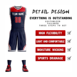 Uniformes de baloncesto personalizables de estilo superior para adultos Diseño de sublimación transpirable con kits y logotipos originales - Product Image 3