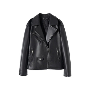 Chaqueta Acolchada de Piel de Oveja Personalizada de Alta Calidad al por Mayor, Ropa de Calle Informal para Mujer, Transpirable - Product Image 1