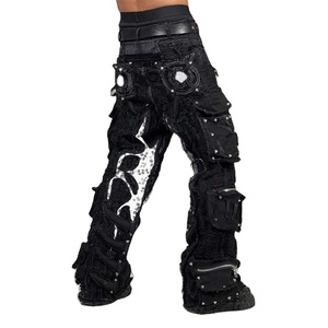 Nouveau pantalon en denim robuste et élégant pour hommes décontracté mode fit approvisionnement d'usine tissu extensible commandes en gros conception personnalisée Logo disponible - Product Image 2