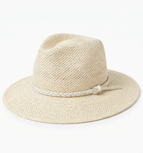 Wholesale Summer Lifeguard Adjustable Classic Unisex Seagrass Panama Straw <b>Hat</b> Woven Beach Fedora Rope Accent Travel Outdoor Cap - Product Image 2