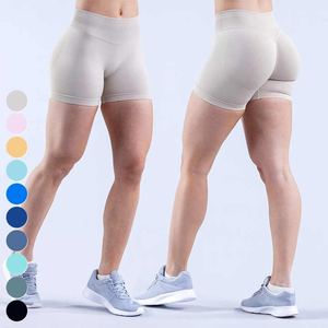 Short de yoga en nylon super doux pour femmes de grande taille respirant Performance Activewear Biker Skorts taille élastique pour l'été - Product Image 6