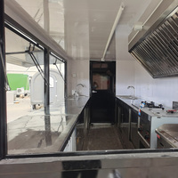 Camion de nourriture de crème glacée de pizza de la Chine remorque mobile de café de hot-dog