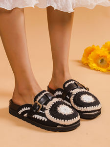 Plataforma de Invierno Cómoda y a la Moda para Mujer, Pantuflas para Uso en el Hogar - Product Image 2