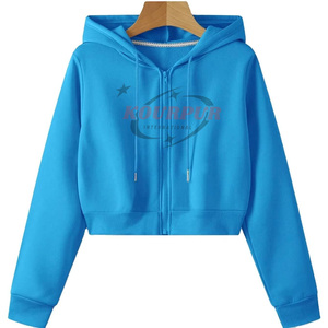 Nueva Sudadera con Capucha para Mujer, 100% Algodón, Diseño con Cierre, Transpirable, Cómoda, Cálida, Logotipo Frontal, Precio Razonable - Product Image 1