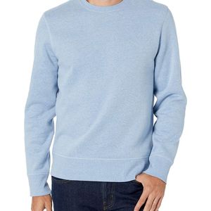 Sudadera de lana de algodón 100% con cuello redondo pesado para hombre, ropa de calle de gran tamaño de invierno, manga larga - Product Image 6