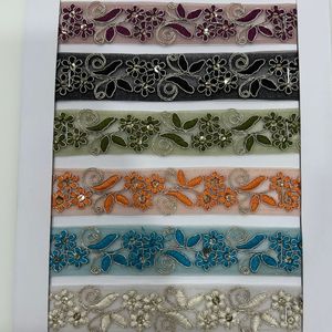 Bán Buôn 32Mm Thêu Ren Mềm <span class=keywords><strong>Net</strong></span> Với Nhiều Màu Rayon/Polyester Chủ Đề May Biên Giới Trim Cho Dân Tộc & Thời Trang Mặc - Product Image 6