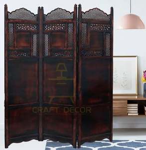 Cloison de séparation en bois décorative de vente chaude pour la décoration à la maison et la cloison de salon - Product Image 2