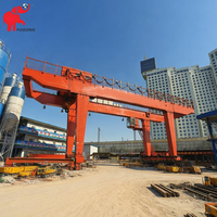 Grue portique à double poutre de type U, 30 tonnes, 50 tonnes, 75 tonnes, grue portique électrique pour l'industrie de la manutention de conteneurs