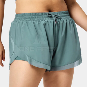 Pantalones cortos cómodos transpirables informales para mujer Precio al por mayor Nuevo diseño Pantalones cortos de mujer de color sólido - Product Image 3