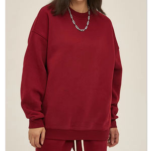 Sweat-shirt en molleton imprimé surdimensionné pour homme et femme, fabriqué en usine, en coton lourd, anti-boulochage, livraison directe - Product Image 1