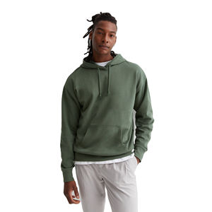 Sudaderas con capucha pulóver de manga larga para hombre al por mayor de fábrica OEM logotipo personalizado de alta calidad impreso invierno liso teñido polar sólido - Product Image 1