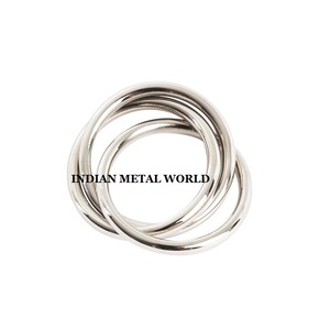 Prime Quality Wedding Decorative Aluminium Napkin Ring Trending Design Table Top Customized Shape And Size Napkin Ring For Sale - Product Image 3