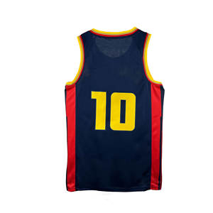 Camiseta de Baloncesto de Malla 100% Poliéster Antibacteriana de Alta Calidad para Hombre, Nueva Temporada 2026, Venta al por Mayor, Personalizada con el Equipo de EE. UU. - Product Image 2